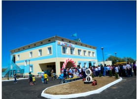 The new kindergarten in Zhosaly was closed for repairs
